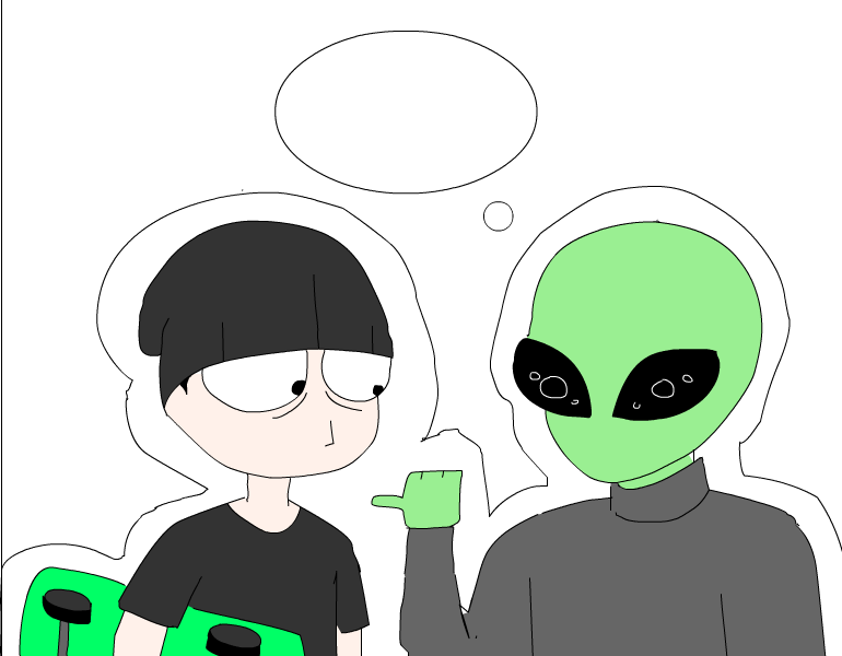pockethands and sketchy the alien